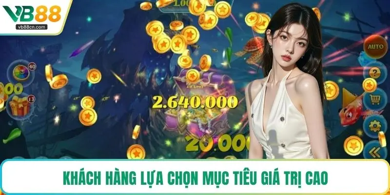 Khách hàng lựa chọn mục tiêu giá trị cao